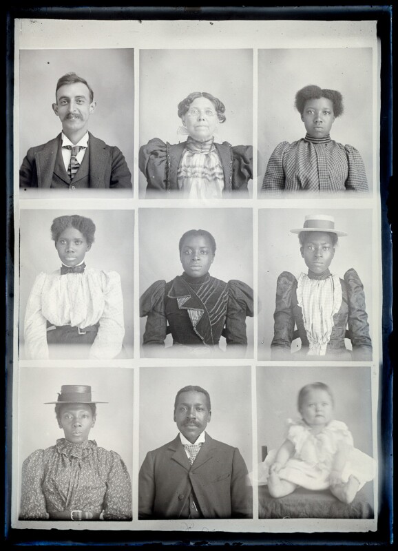  each of these people had their picture taken, one after the other, standing in line together. in the segregated south. and their inherent dignity stares right at us. man. 