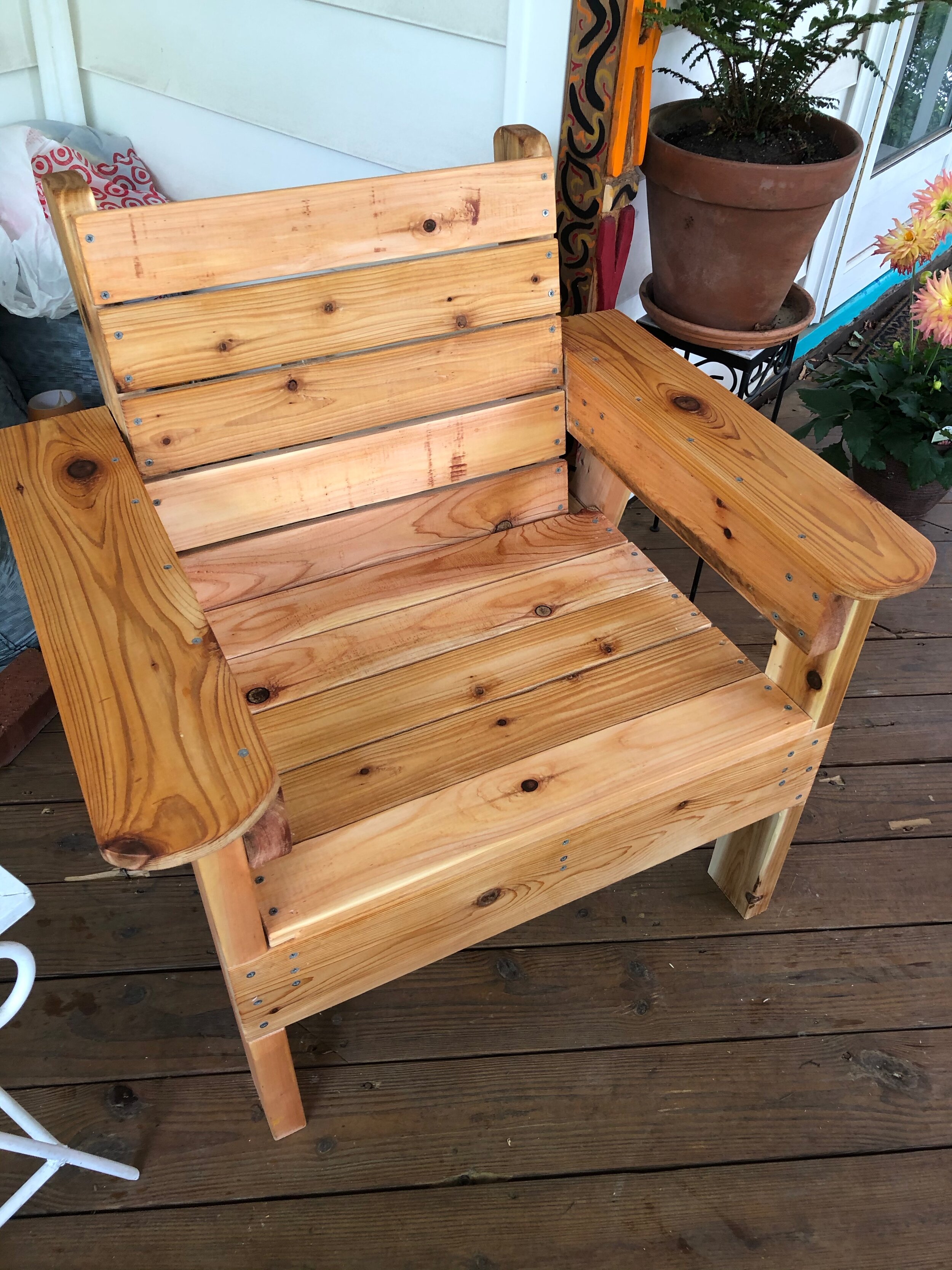 cedar chair i made