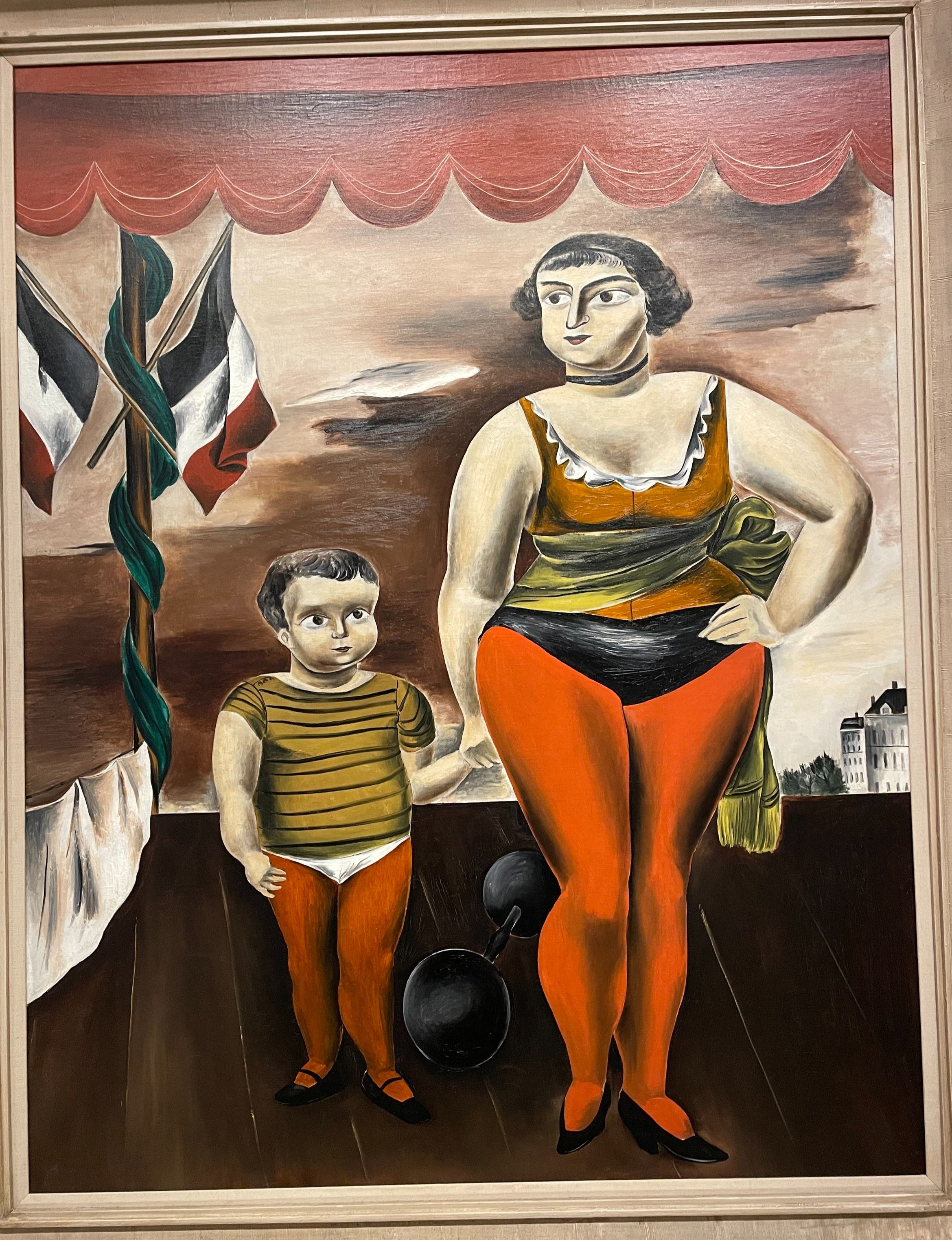 "Strong Woman and Child," Yasuo Kuniyoshi