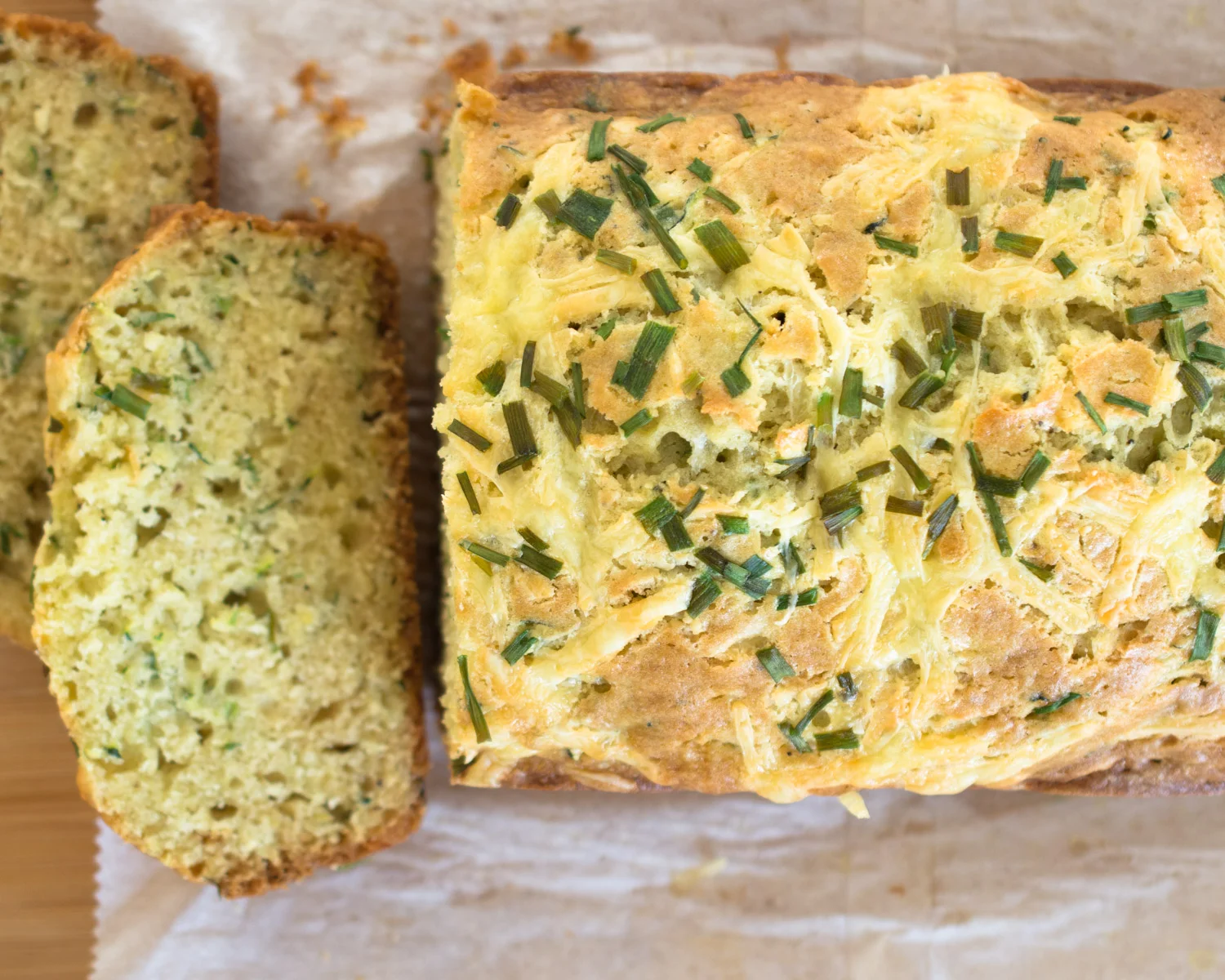 Cheesy Zucchini Bread.