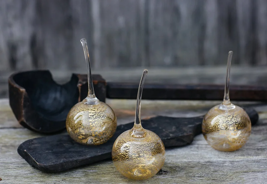 Blown Glass Cherries