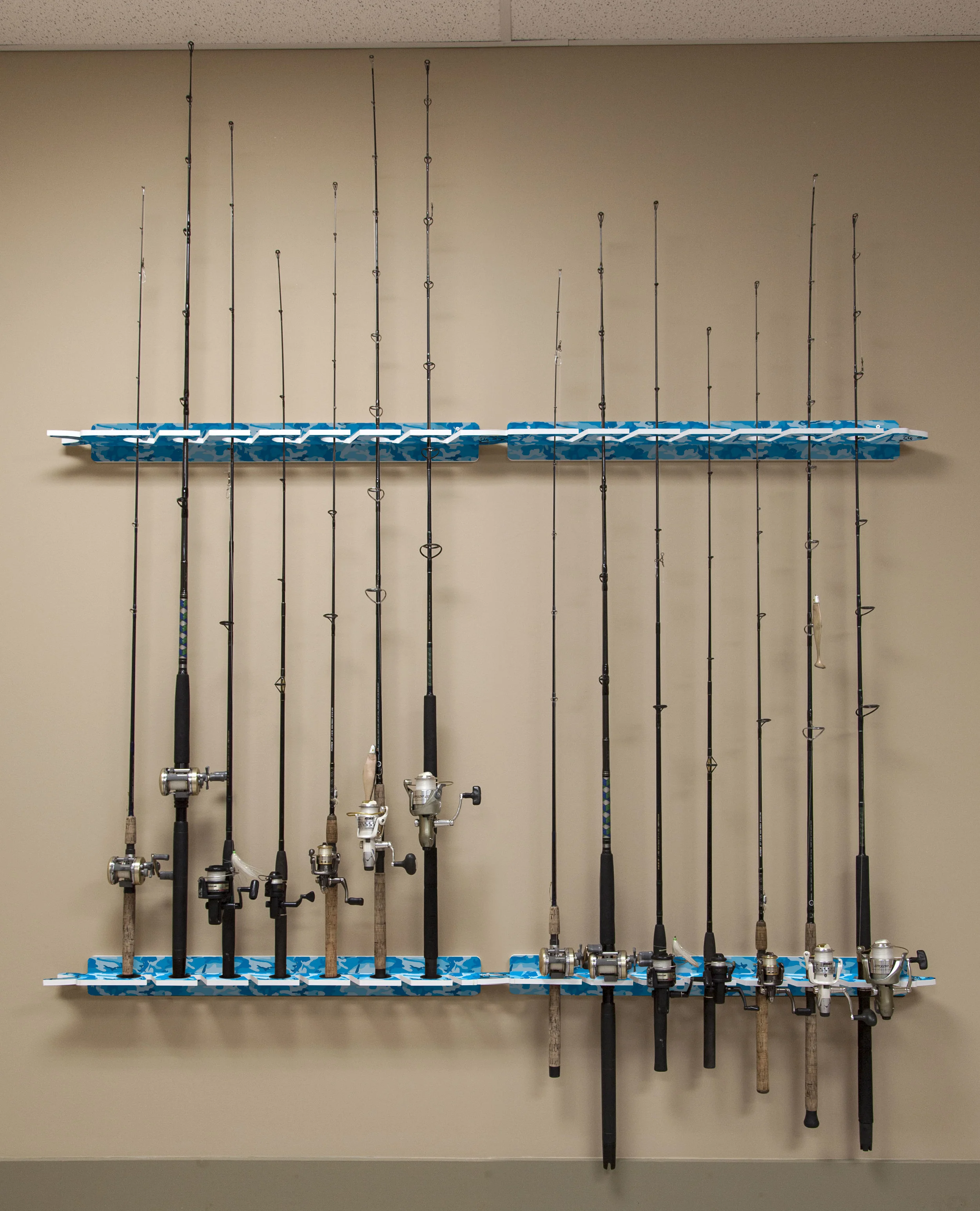 vertical fishing rod holders