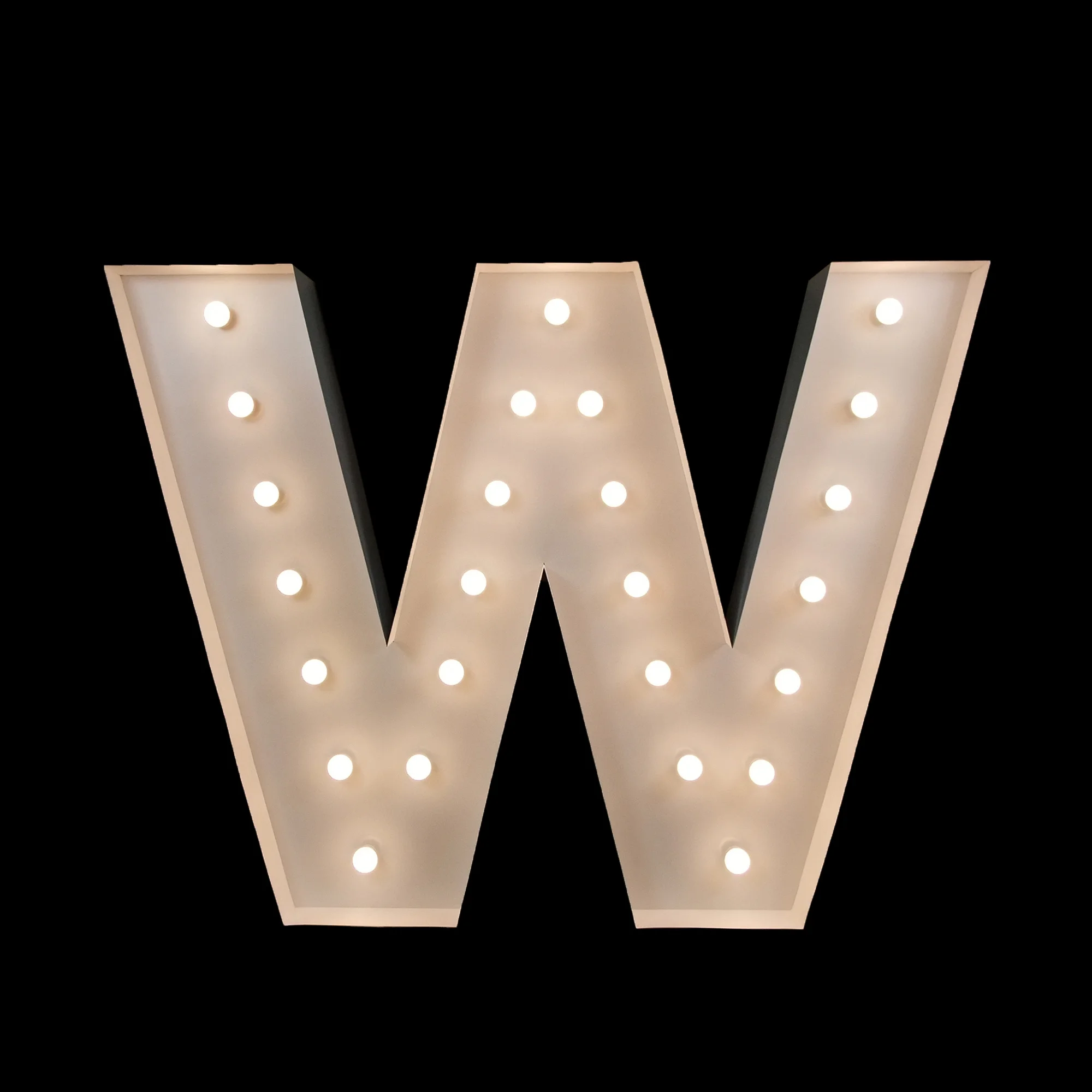 Hire giant "w" letter for your event