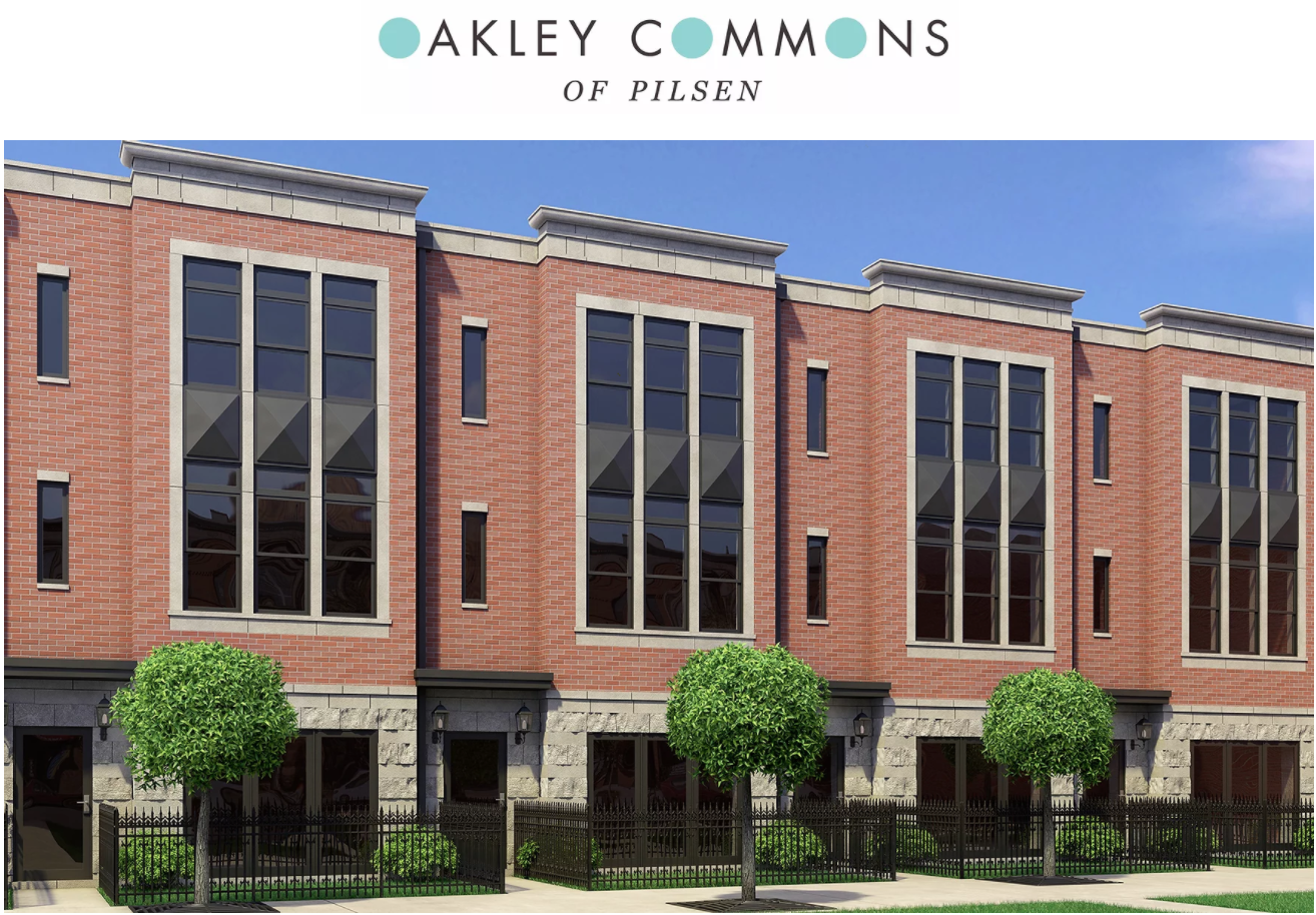 ALL SOLD!  34 OAKLEY COMMONS TOWNHOMES IN PILSEN SOLD - THE HULETT GROUP 