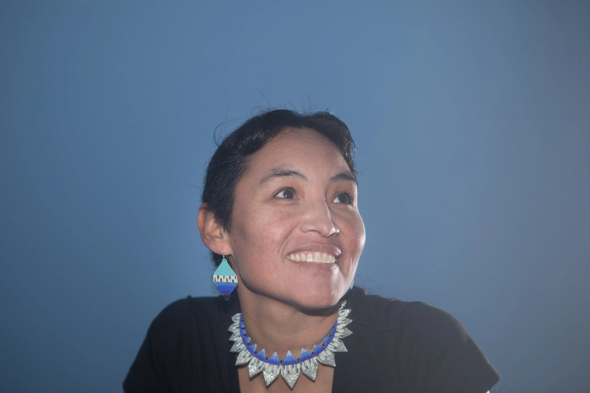 Jewellery: OceanBite Necklace, Shield Earrings. Photo courtesy of Melody Charlie