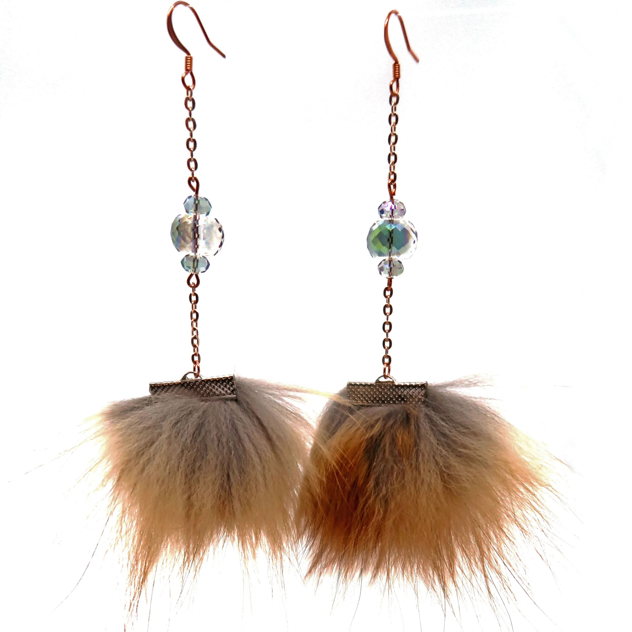 02_Rose Gold Frozen Tundra + Red Fox Earrings.jpg