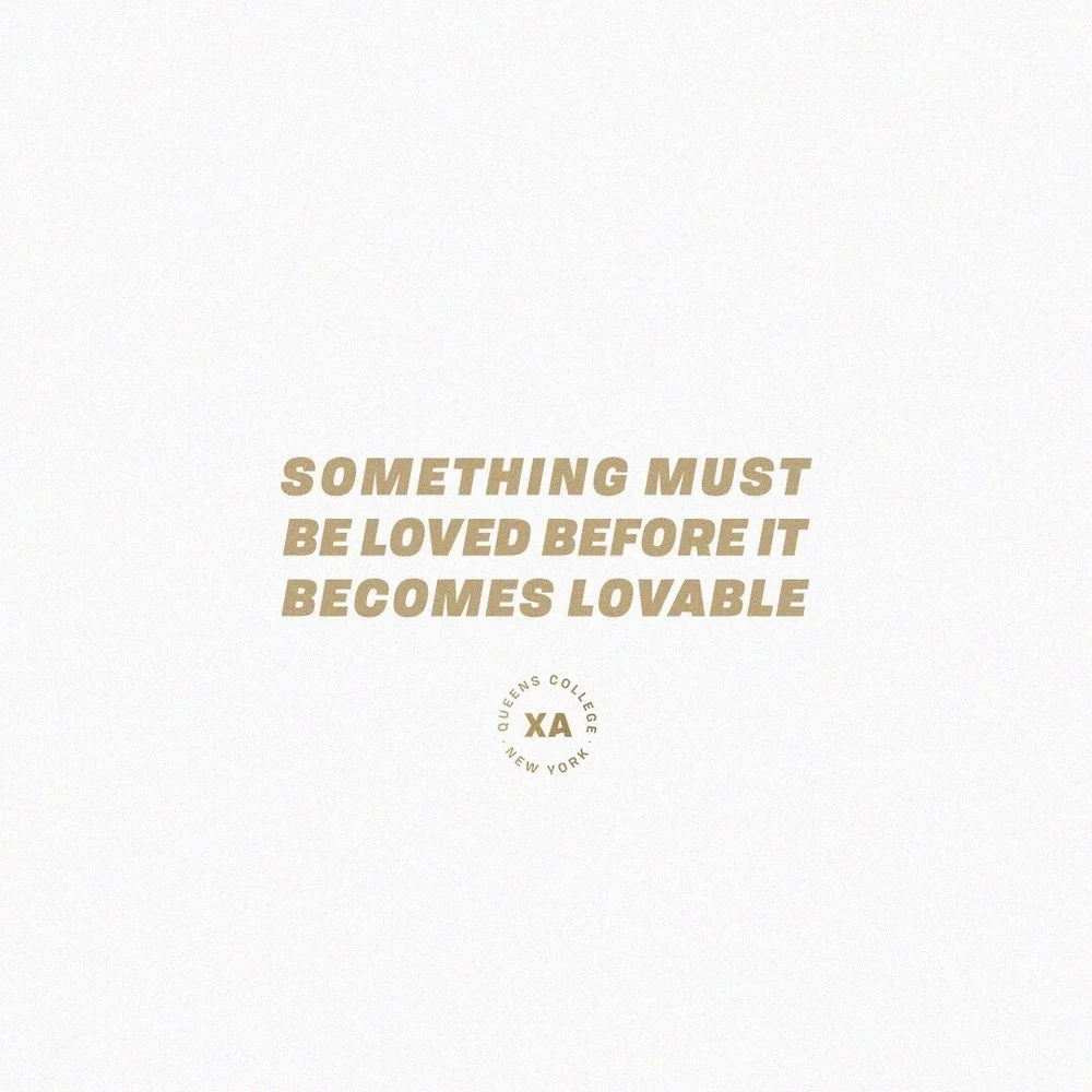 Something Must Be Loved Before It Becomes Lovable Home