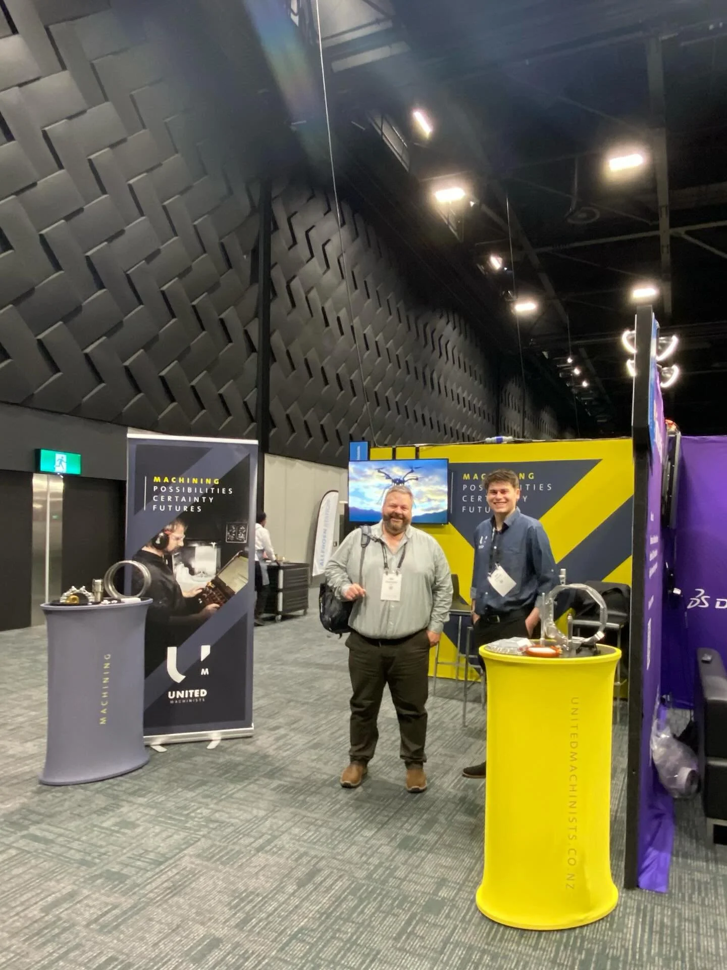 And we have lift off at the NZ Aerospace Summit in Christchurch! Come say 👋👋 to Mat and I on stand.
