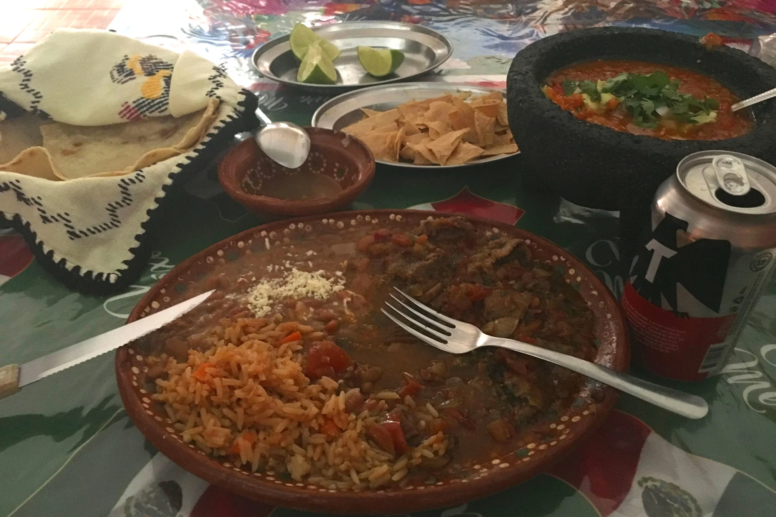 Delicious food at Los Gallos