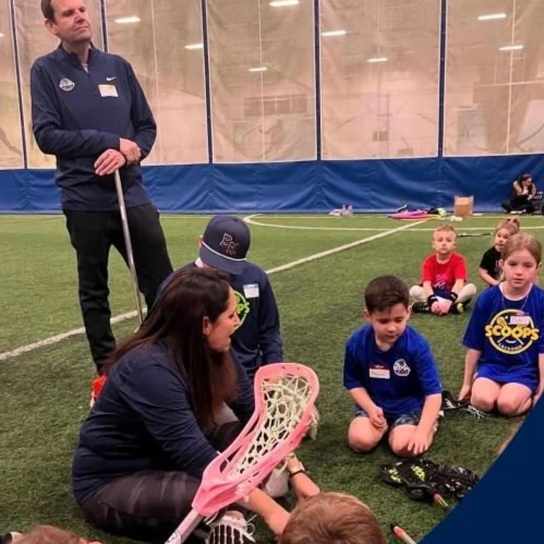 Scoops Lacrosse boosts early cognitive development through fast paced, play based learning. Fun drills and movement games strengthen focus, decision making, problem solving, and spatial awareness all while keeping kids confident, engaged, and smiling
