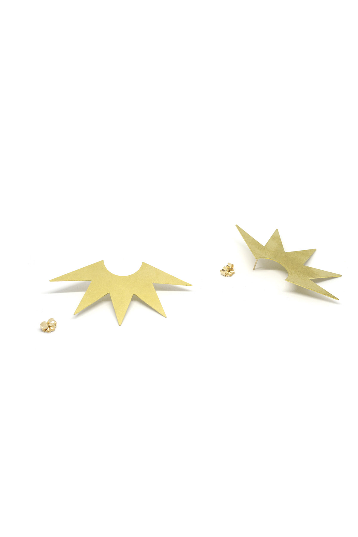 Selene Post Earrings made by The Salt Empire