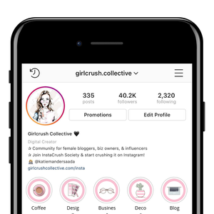 Instagram Story Highlight Covers Pink Icons Girlcrush Collective