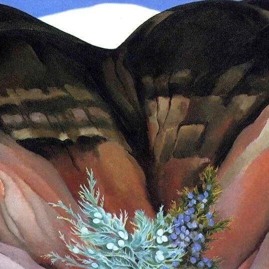 Black Hills with Cedar by Georgia O'Keefe