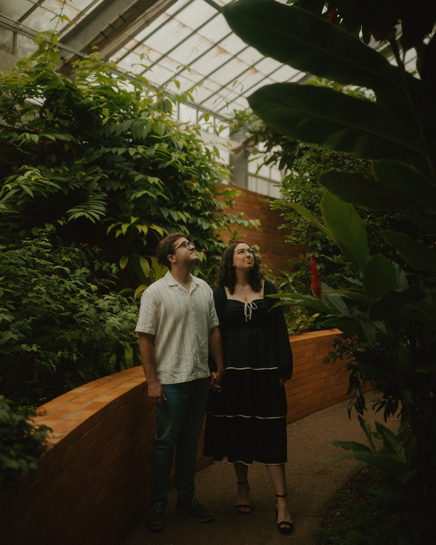 Rainy days call for conservatory adventures. 🌱