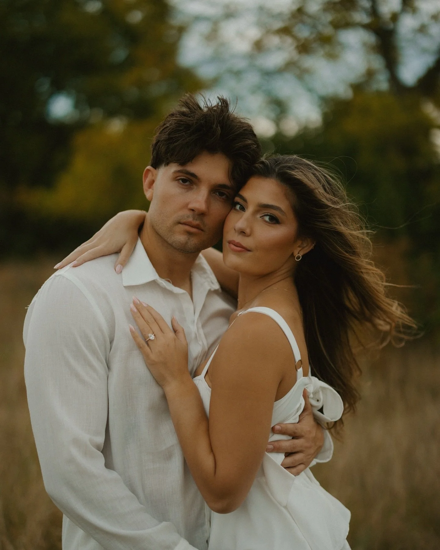 White outfits and tall grass always hit.