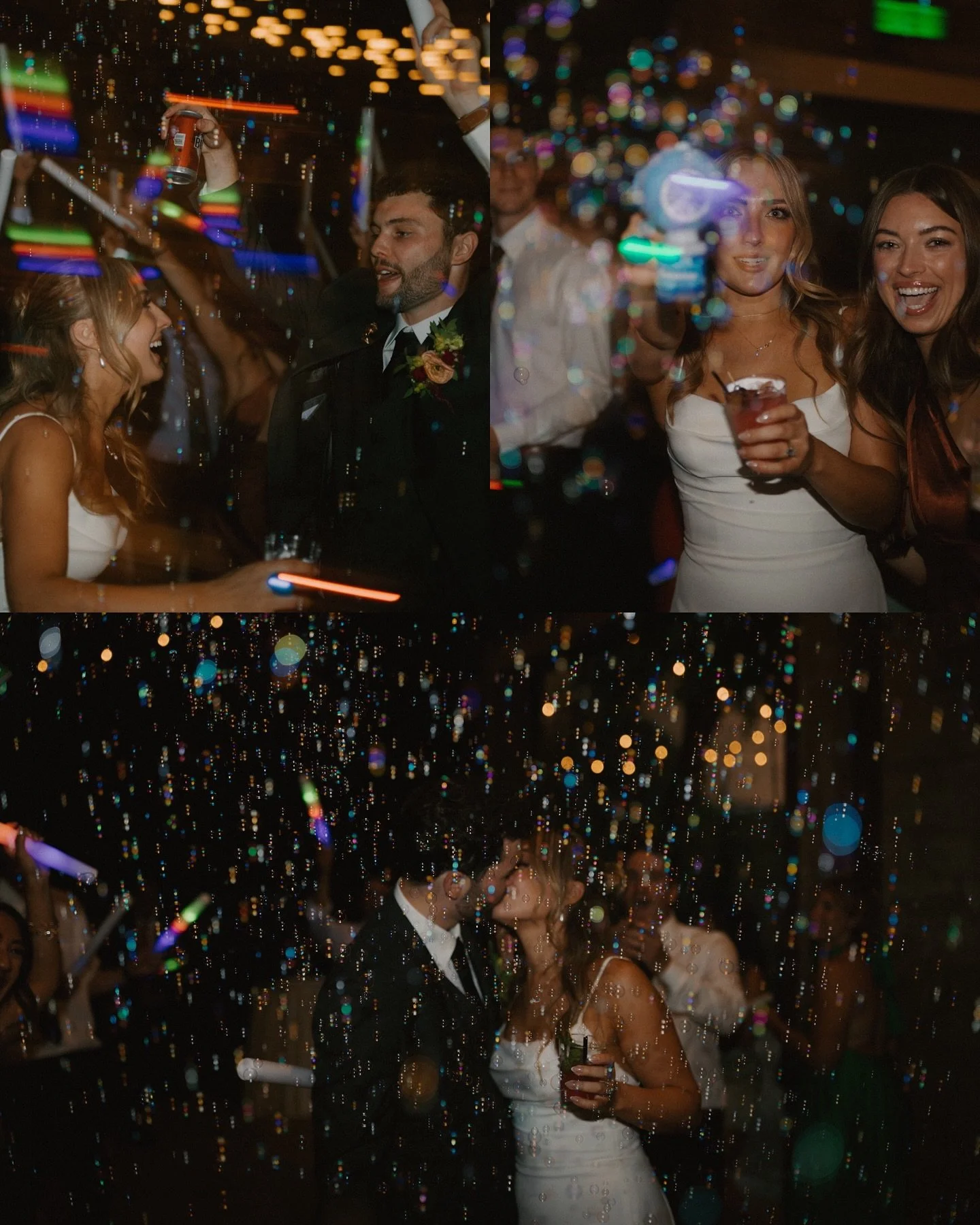 Your reception is better with bubbles and @somethingbluecameraco camcorders. 📹