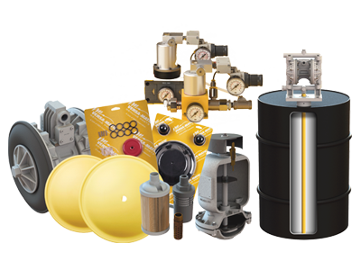AODD Accessories Versa-Matic offers a wide range of AODD pump accessories to enhance your pump performance. Manufactured with the same quality as our pumps, diaphragms, and replacement parts, Versa-Matic's accessories are machined and turned to exacting specifications, and manufactured on precision CNC (computer-numerically controlled) machines. All components are hydrostatically and functionally tested, and adhere to high levels of quality, including ISO 9001 standards.