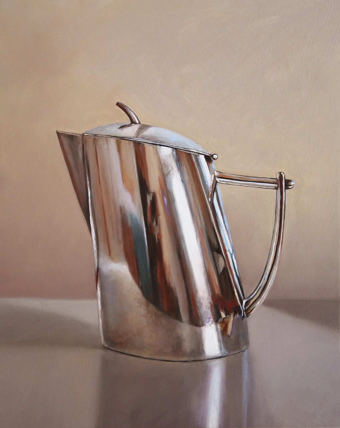 The Contemporary Oil on panel, 2017. 10x8" Private collection