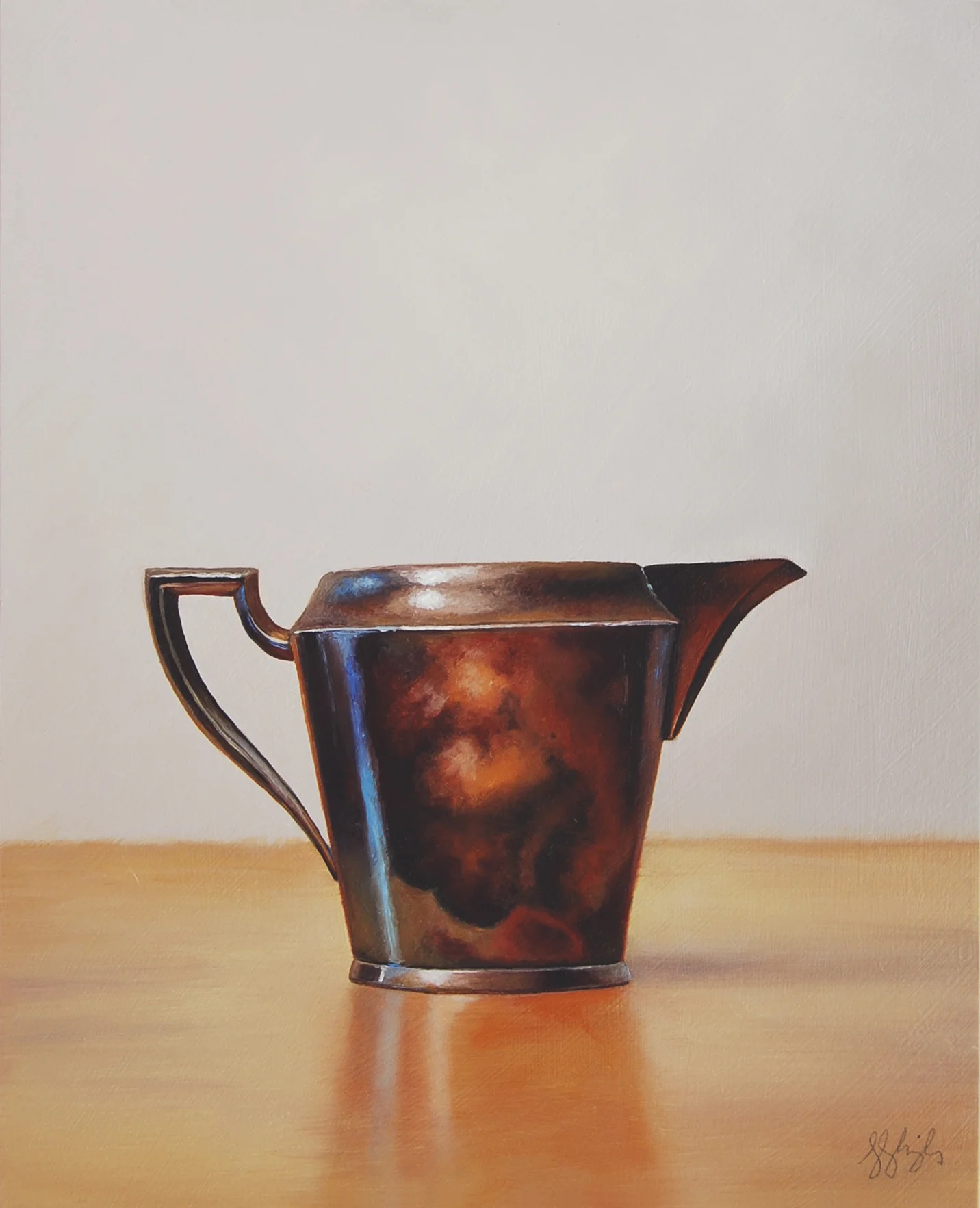The Overthinker Oil on panel, 2017. 10x8" Private collection