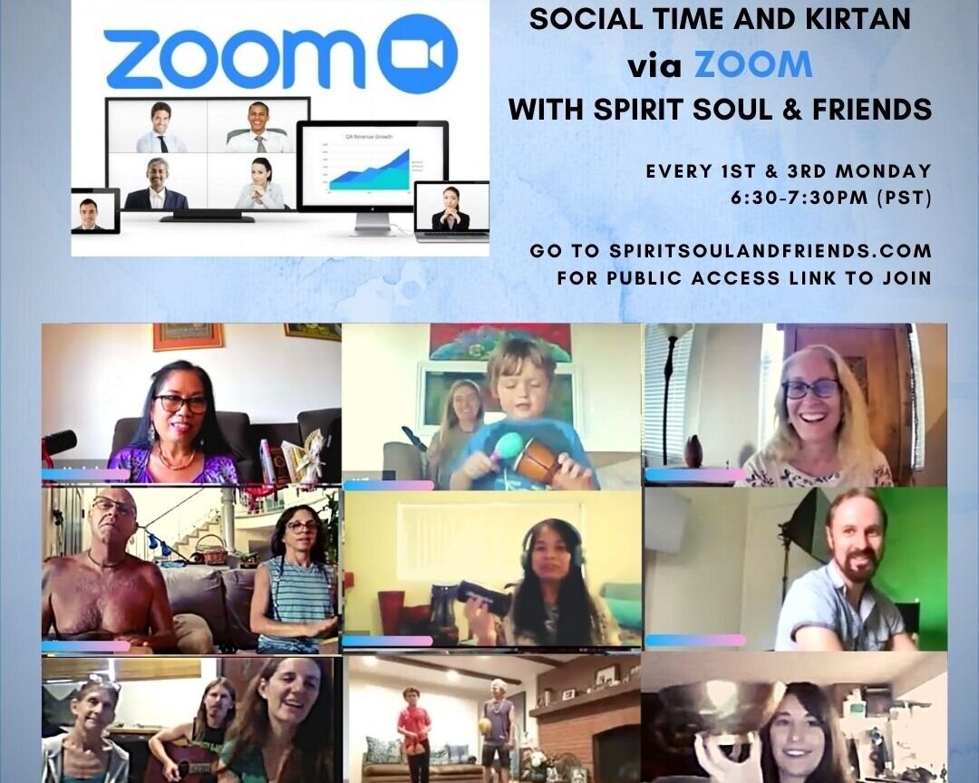 ONLINE EVENT:  Social Time And Kirtan