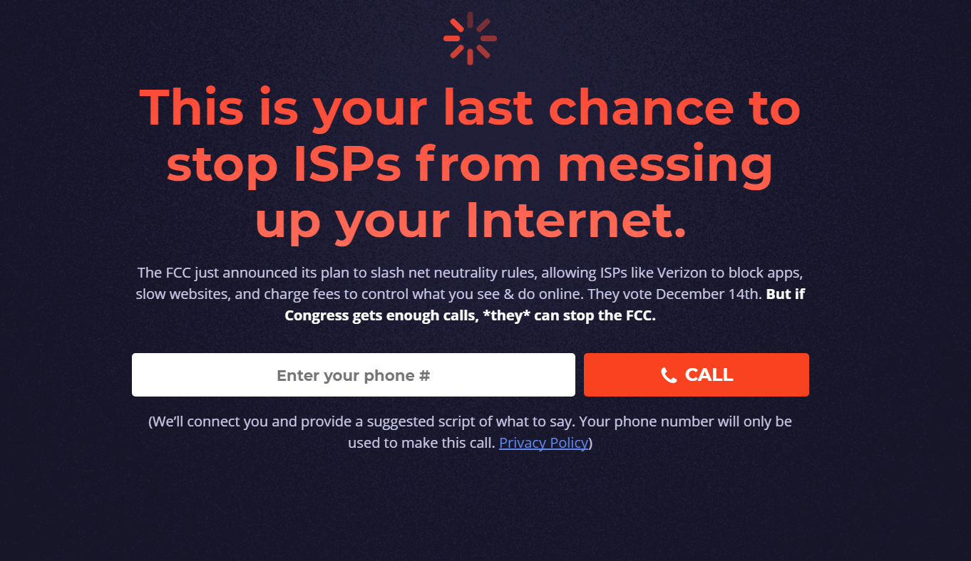 Stand for Net Neutrality