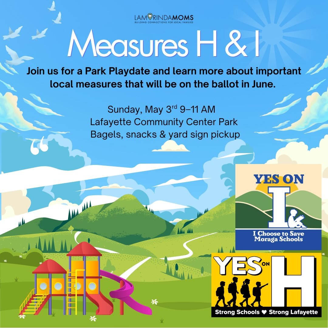 Did you know Lafayette &amp; Moraga have important parcel taxes on the ballot this June? So many of us moved to Lamorinda for the strong schools, and these measures are critical to ensuring our schools and students continue to thrive! We encourage ou