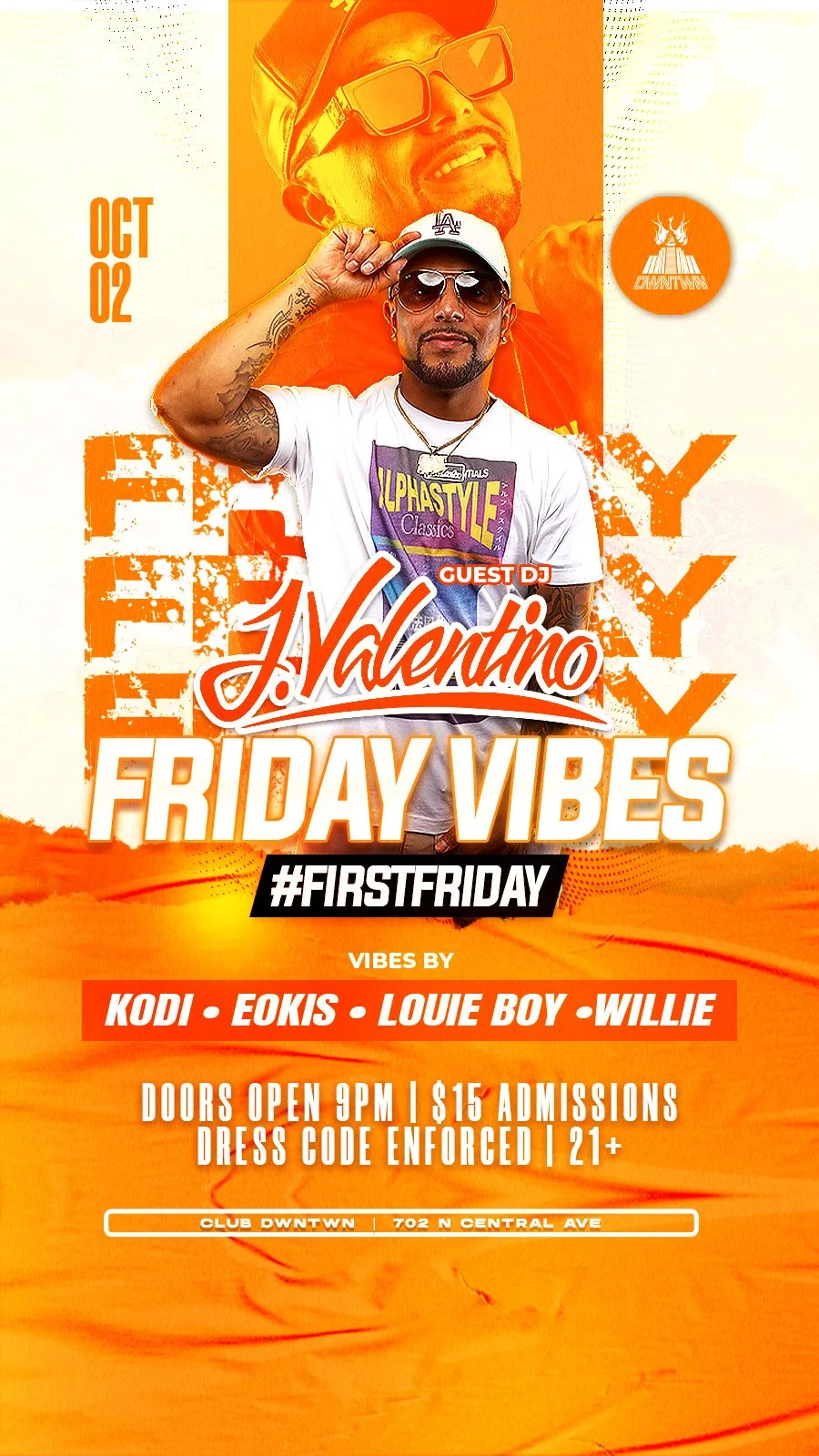 FRIDAY VIBES / J VALENTINO GUEST DJ