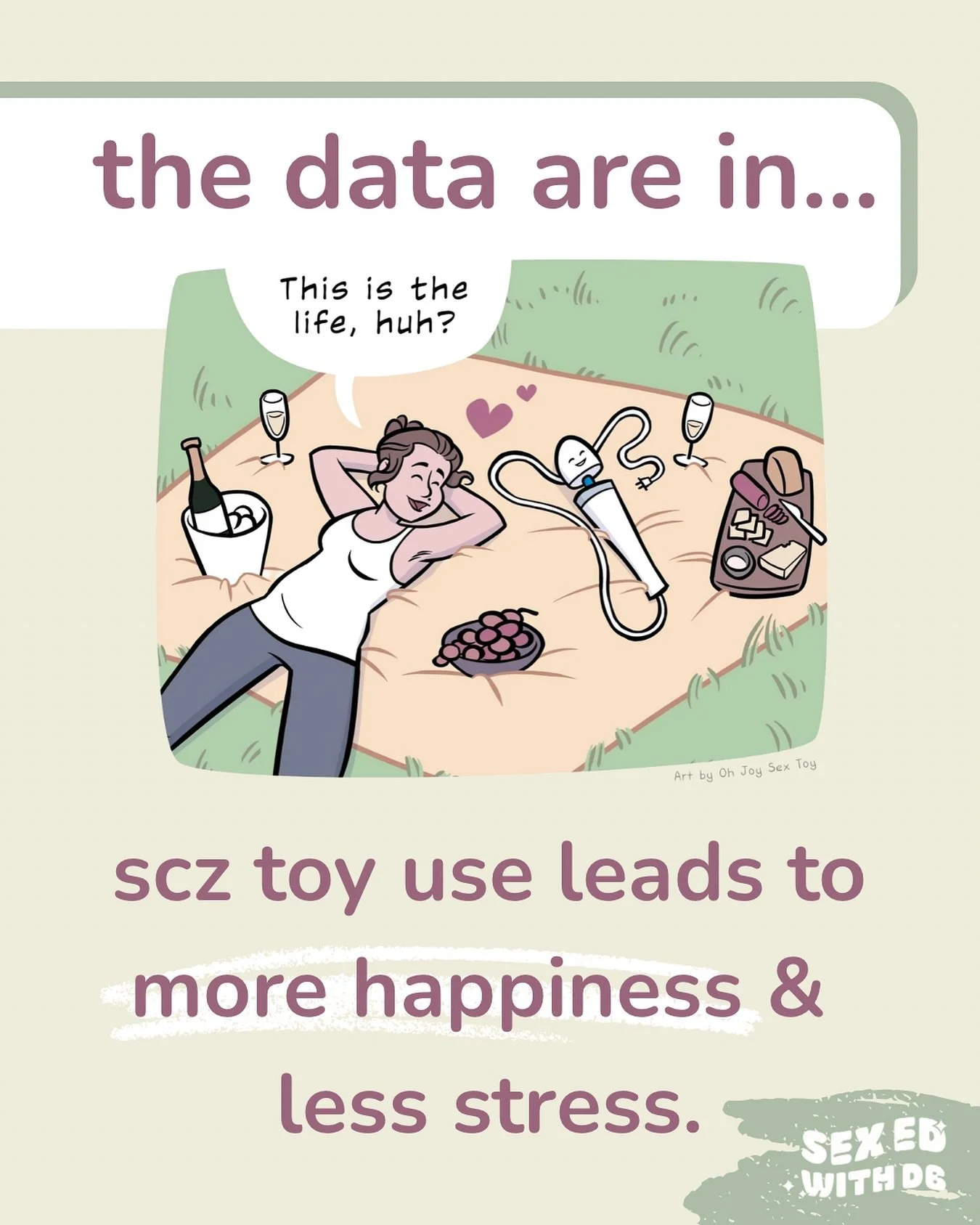 Did you know I conducted a three-week experiment to see how m@sturb@shun with regular v1brat0r (@truemagicwand, if you&rsquo;re in the market for one) use impacted my health, wellness, and sczual experience?

Today, on National Scz Toy Day, I&rsquo;m