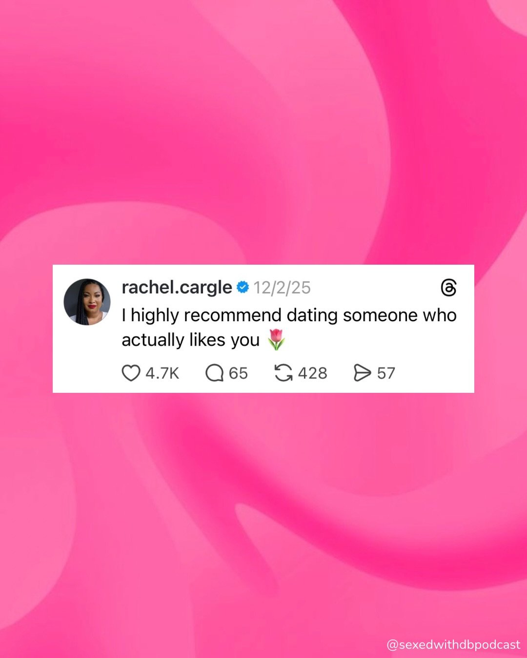 After 14 seasons of Sex Ed with DB, we&rsquo;re finally talking about strap-ons 🎉

Join me this week for a pod episode that dives into the psychology of sex with a strap-on, differentiating good and bad nerves, and the big feelings that can come wit