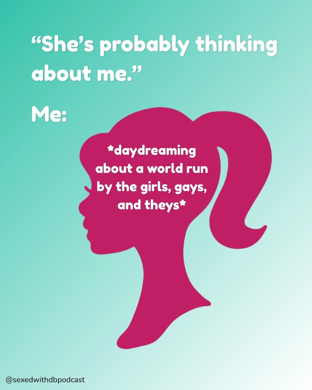 My thought cycle: daydream, rage, try not to forget the basics, repeat.