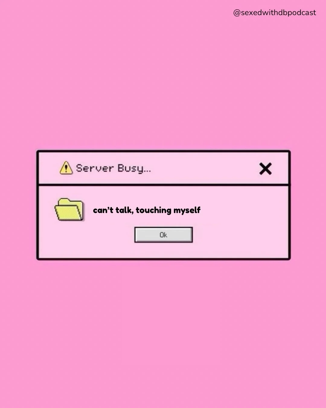 can&rsquo;t talk, posting about sex ed on the internet ✨