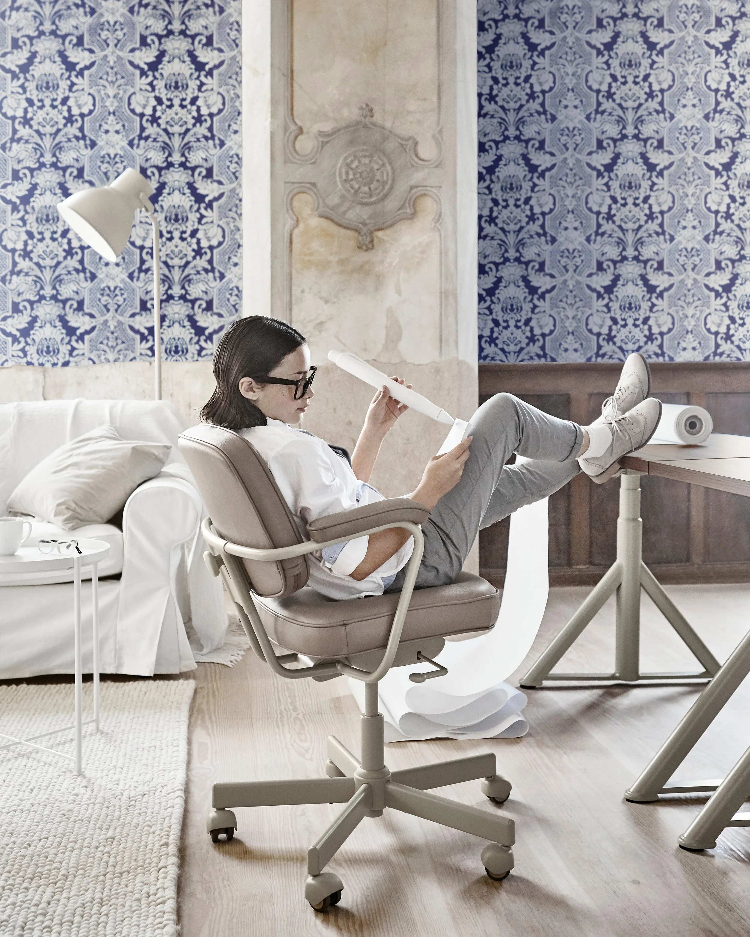 美品☆ALEFJÄLL アレフィェル IKEA グランベージュ 【公式通販】
