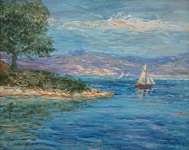 Yes please! #sailing #cotedazur #mediterranean #bluesea #blueskies #frenchpainting #art #interiordesign #style #artcollecting #artforme #myhome #artforinteriordesigners