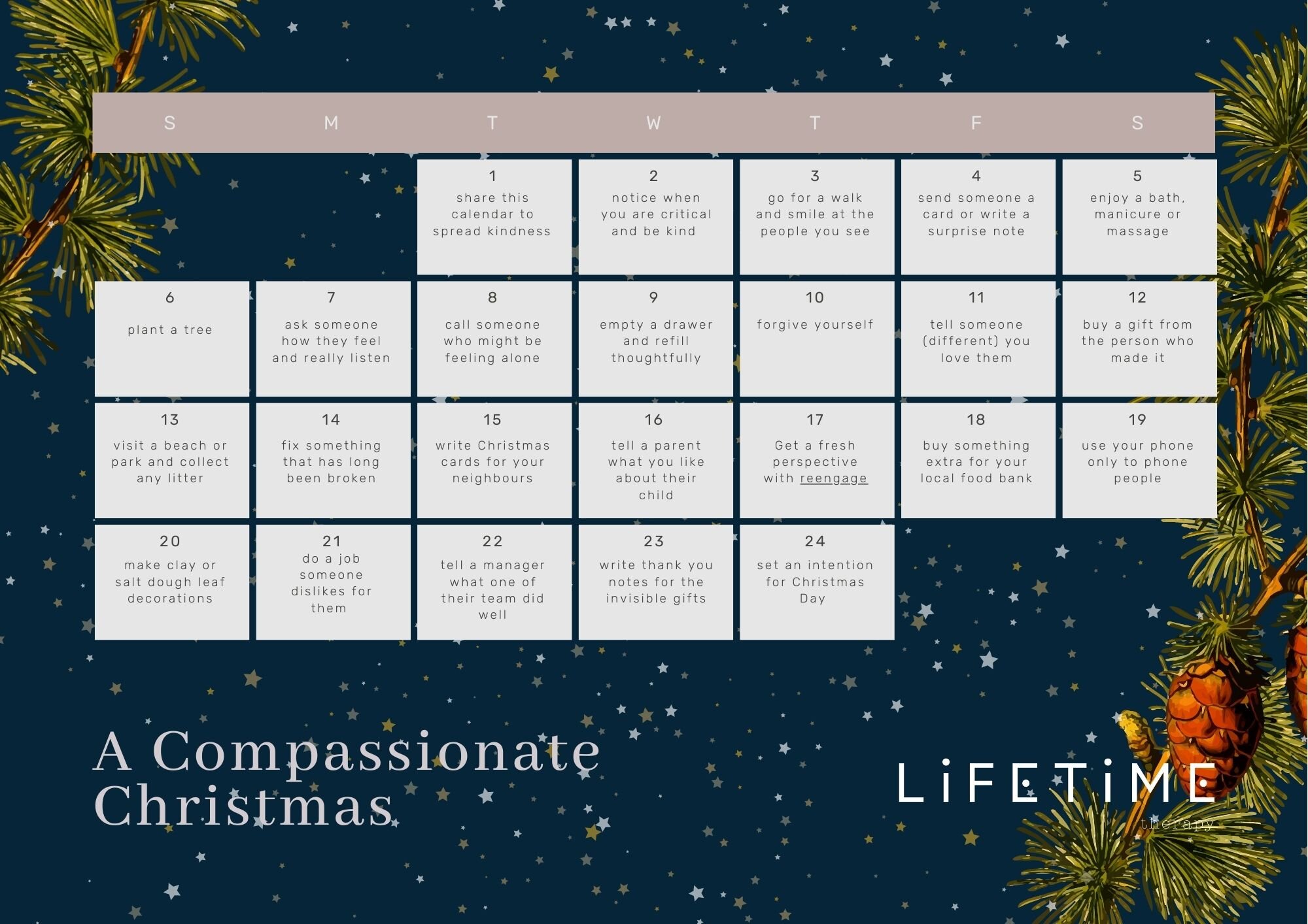 Join us in counting towards a compassionate Christmas
