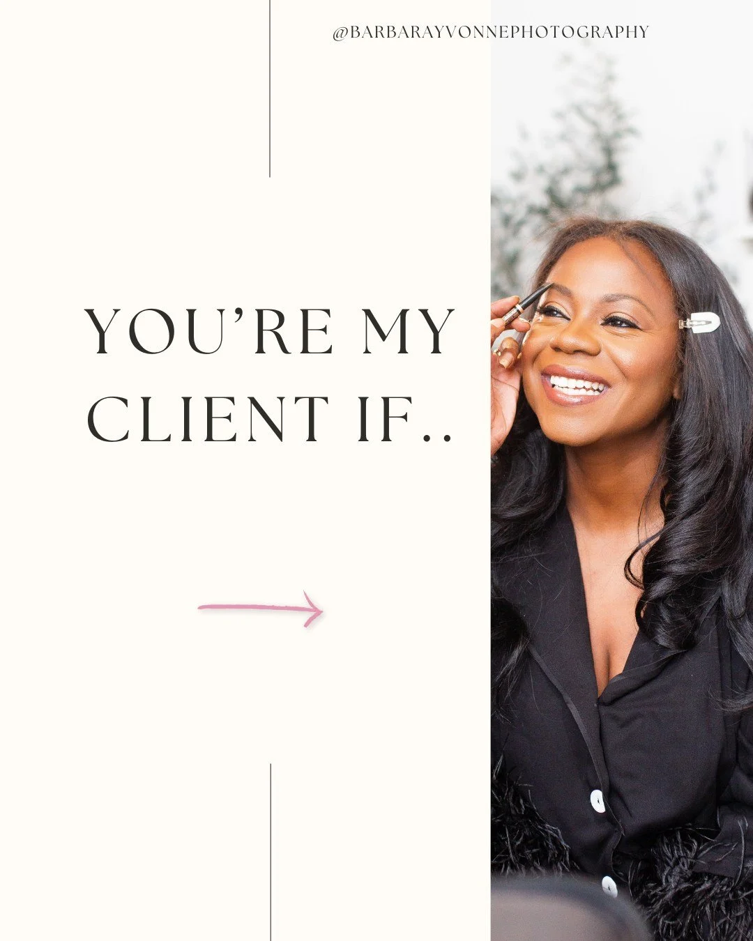 You&rsquo;re my client if you know your business has grown&hellip;
but your brand photos haven&rsquo;t caught up yet. ✨

If you&rsquo;re a woman in business who&rsquo;s tired of blending in, ready to show up confidently online, and wants images that 