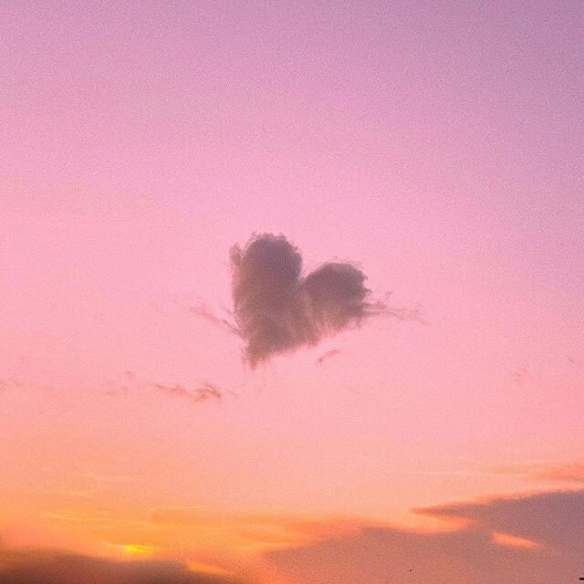 Sending you some Sunday love via @nowness &amp; 📷 @hello_dongwon 💕 .
.
.
.
#nowness #heart #sunday #love #selfisolation #clouds #shotoniphone #photography
