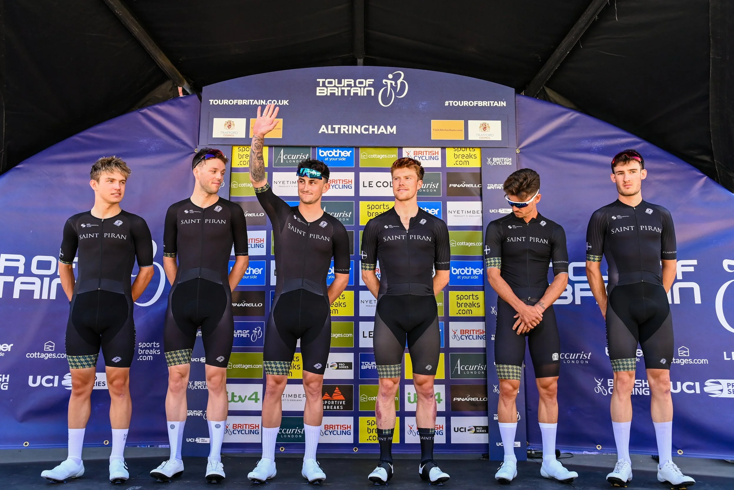 Double delight in breakaway for Saint Piran in opening stage of Tour of Britain 2023
