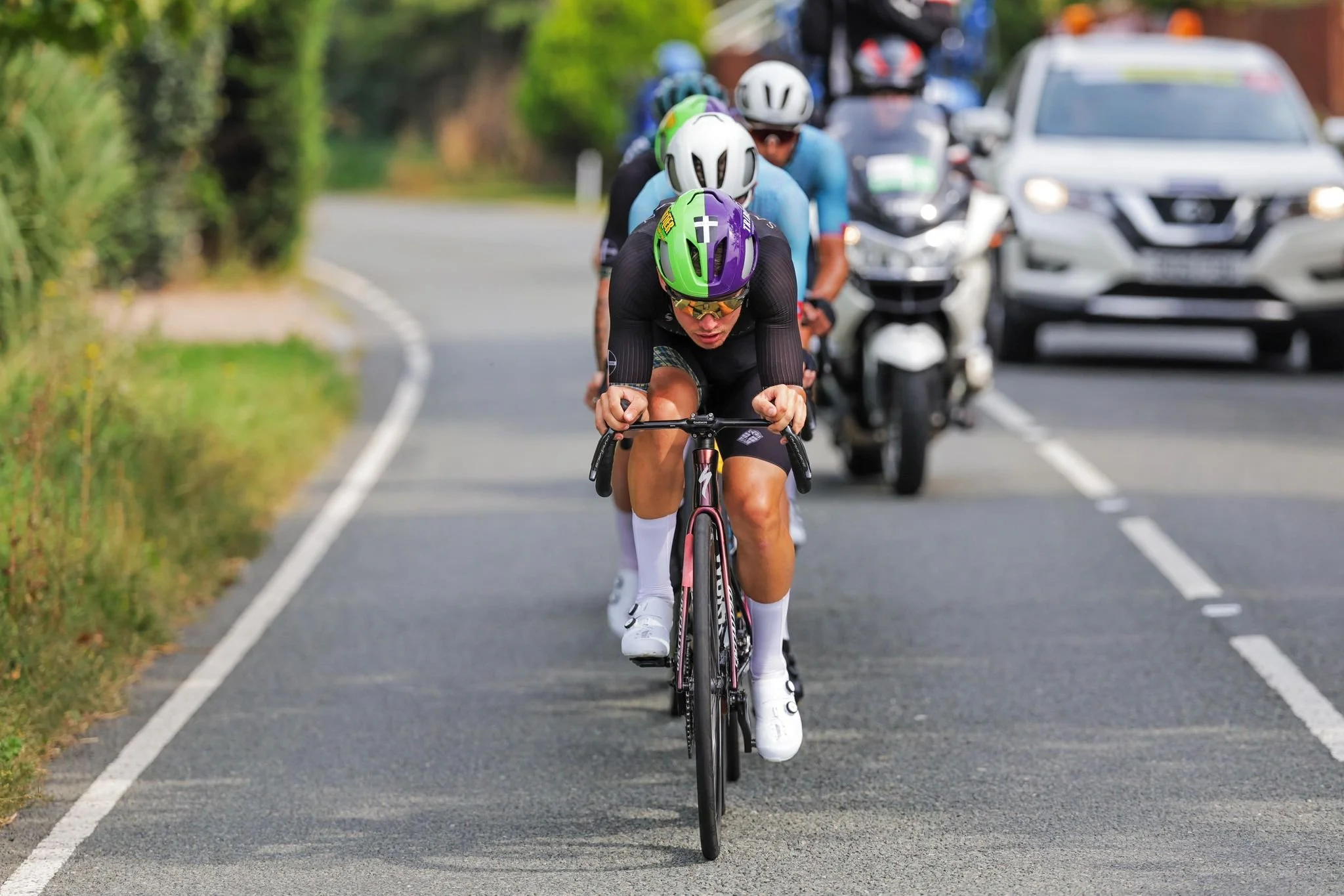 Race hits boiling point on another scorching hot day at the Tour of Britain