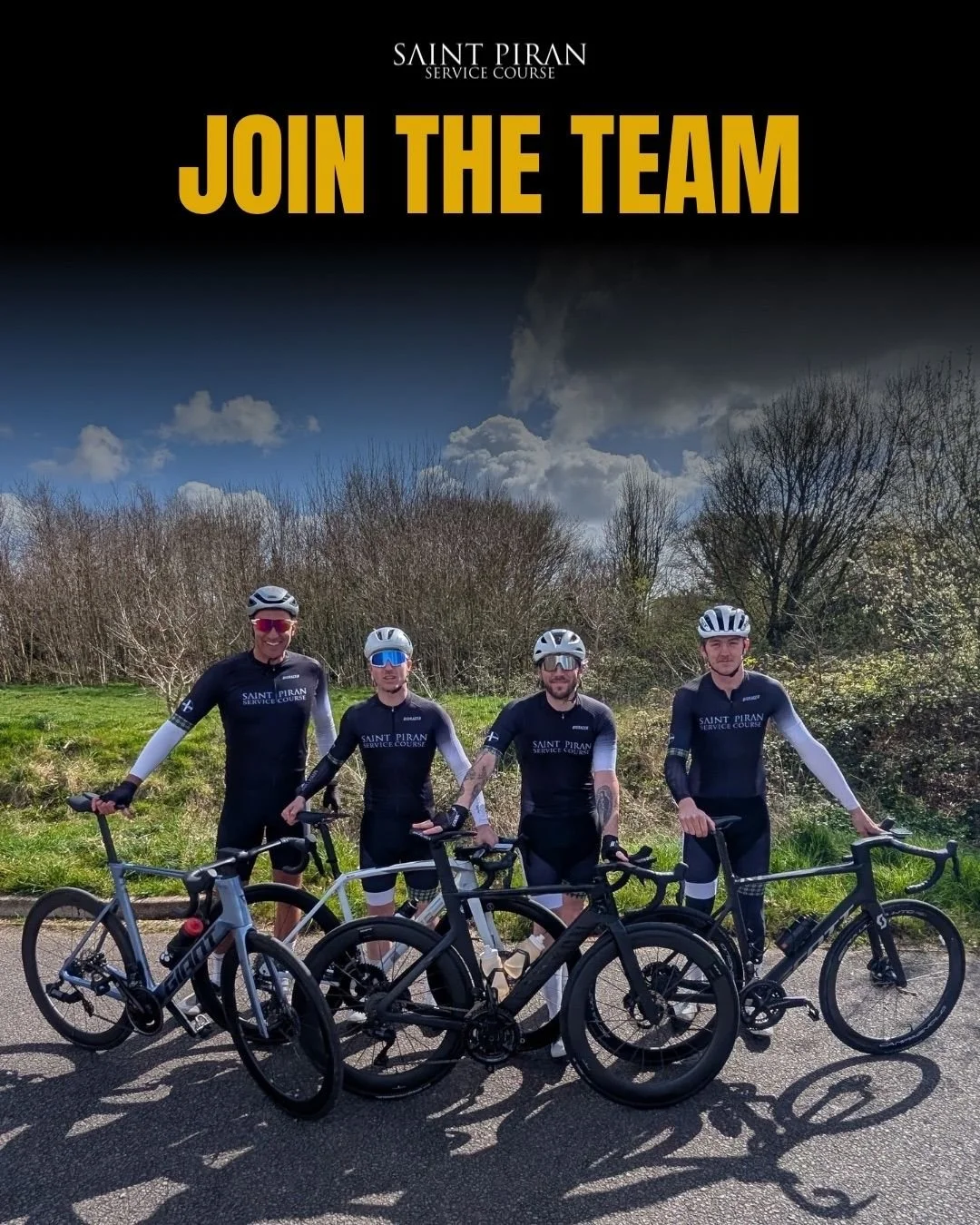 🚴&zwj;♂️ Race season is here 🚴&zwj;♀️

Longer days.
Faster rides.
Number pins coming out again.

If you&rsquo;ve been thinking about it&hellip; this is your sign.

Come and join the Saint Piran Service Course team.

Whether you&rsquo;re racing, tra
