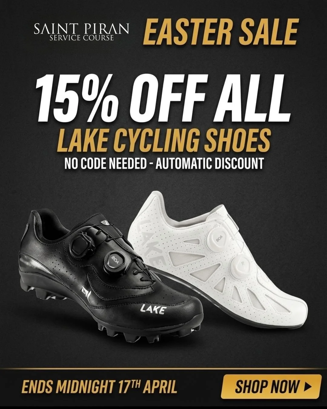 👟 Why choose Lake cycling shoes?

Because comfort and performance shouldn&rsquo;t be a compromise.

Lake shoes are trusted by riders who want:

✔️ Unmatched fit options (including wider fits)
✔️ All-day comfort &mdash; no hotspots, no pressure
✔️ Pr