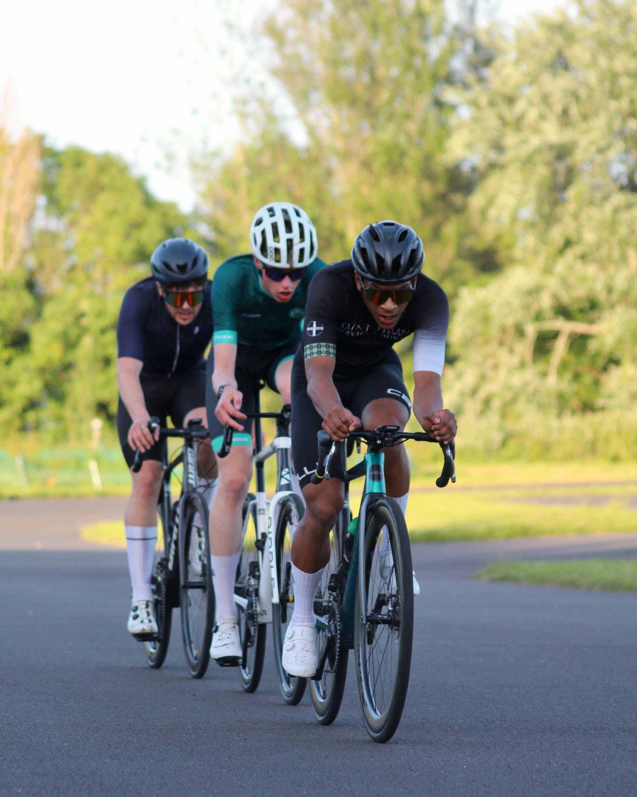 Big week of racing for the team 💥

On Thursday, Saint Piran Service Course rider Mahir powered to the Cat 4 win at the Cream First Series at Torbay Velopark 🏆

This weekend, Lucy, Lewis, Gerard &amp; Jay are taking on the challenge of the Wheal Jan