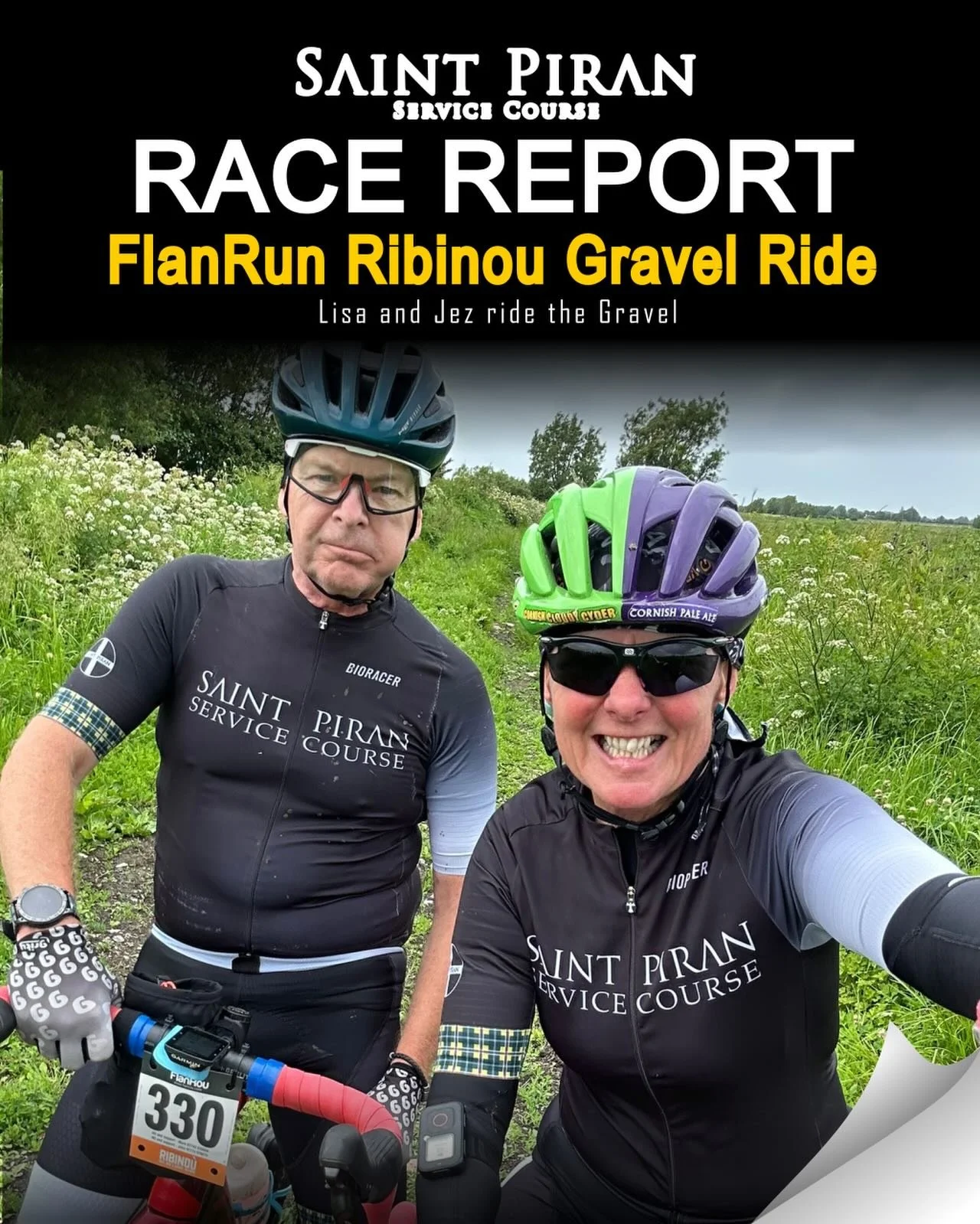 Lisa and Jez take on the SW gravel classic. Read the story at https://saintpiranprocycling.com/race-reports/2026/6/8/flanru-ribinou-gravel-ride