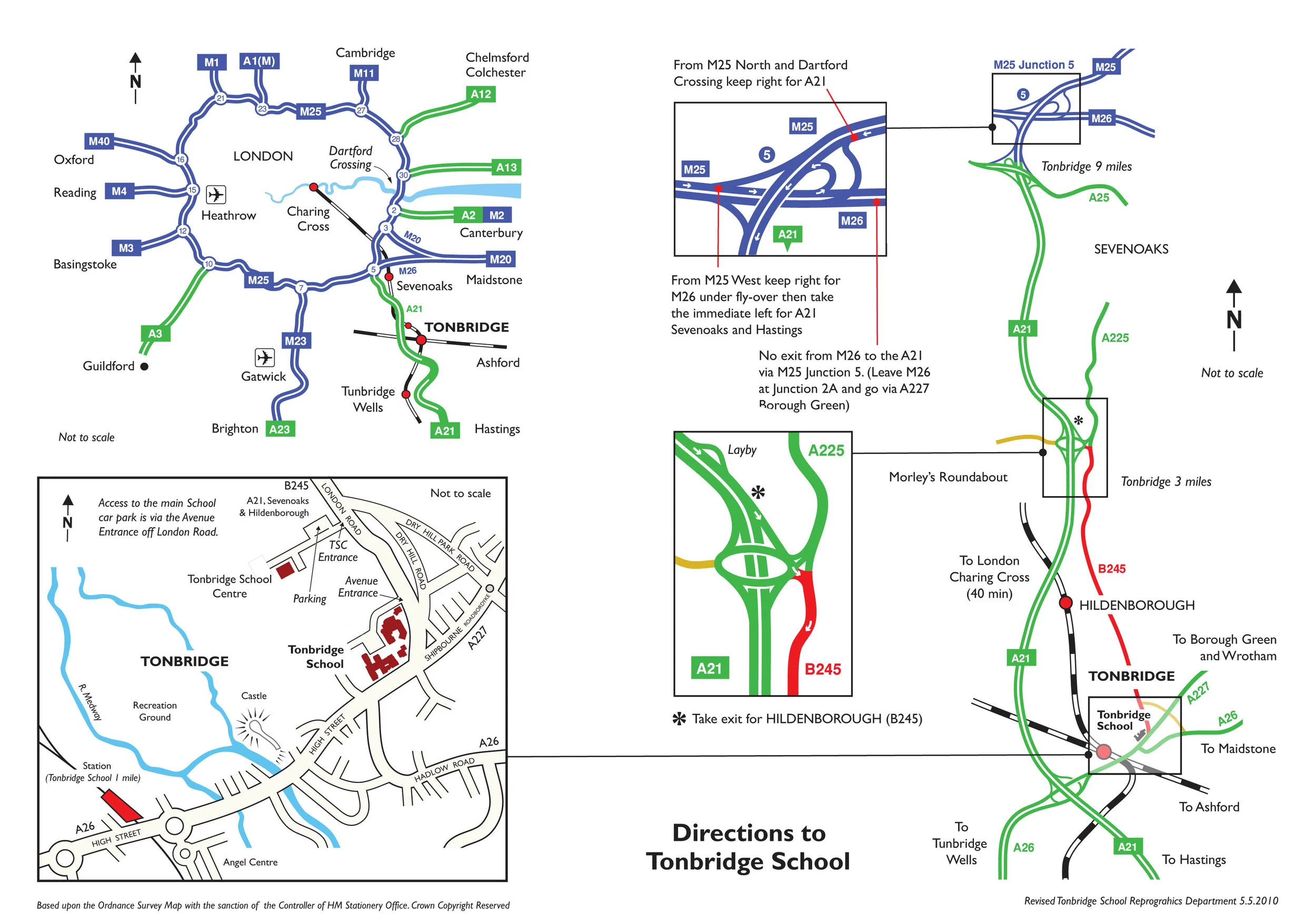 Directions to OBS Gallery (click to zoom)