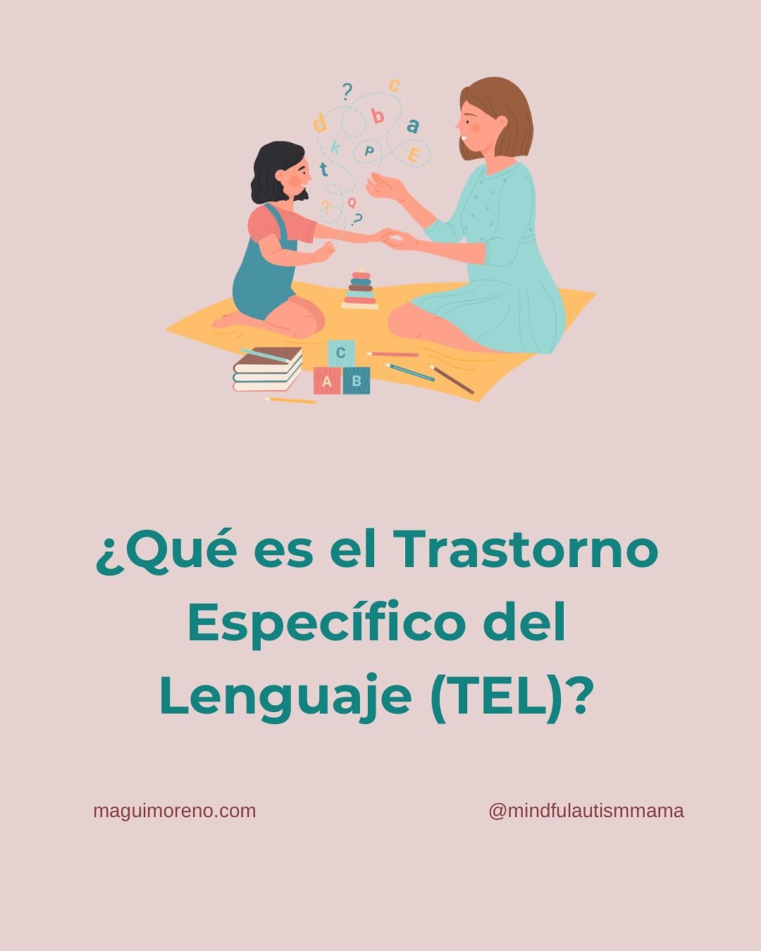 🔈 Muchas ni&ntilde;as y ni&ntilde;os tienen dificultades con el lenguaje que van m&aacute;s all&aacute; de un simple &ldquo;tiene  retraso en el habla&rdquo;. 
 El Trastorno Espec&iacute;fico del Lenguaje (TEL) es un diagn&oacute;stico a&uacute;n po
