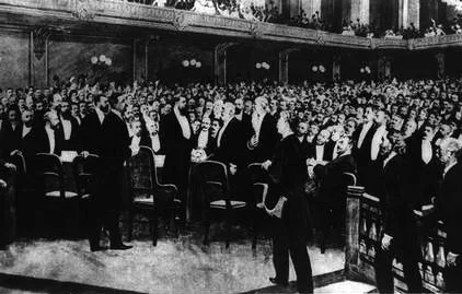 Delegates at the inaugural Zionist Congress in Basil, Switzerland, 1897.