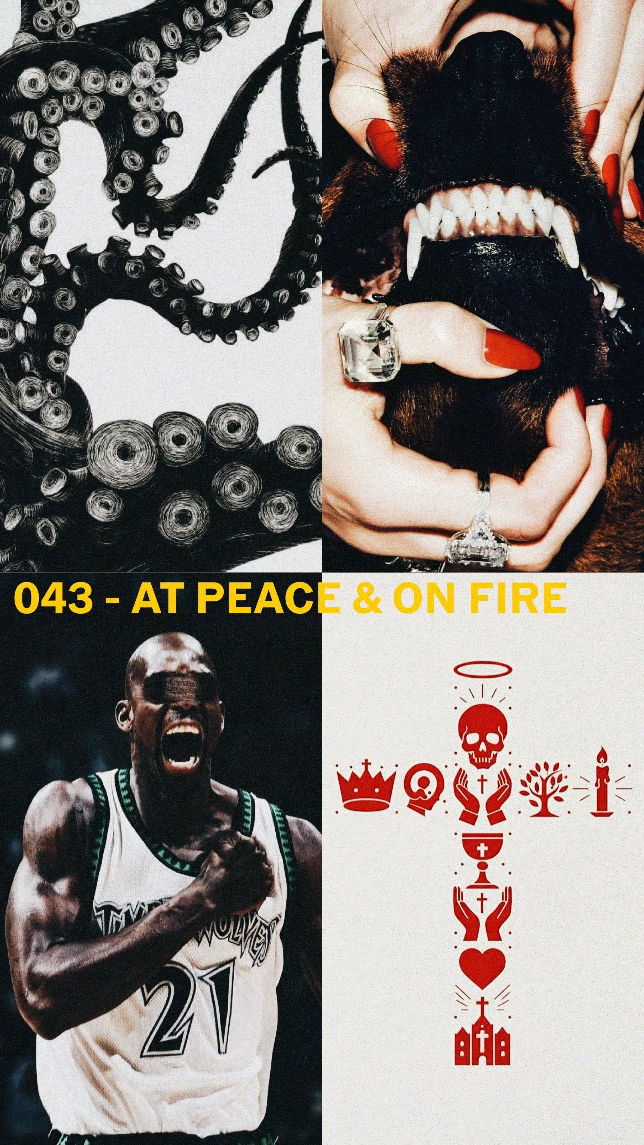 AT PEACE &amp; ON FIRE