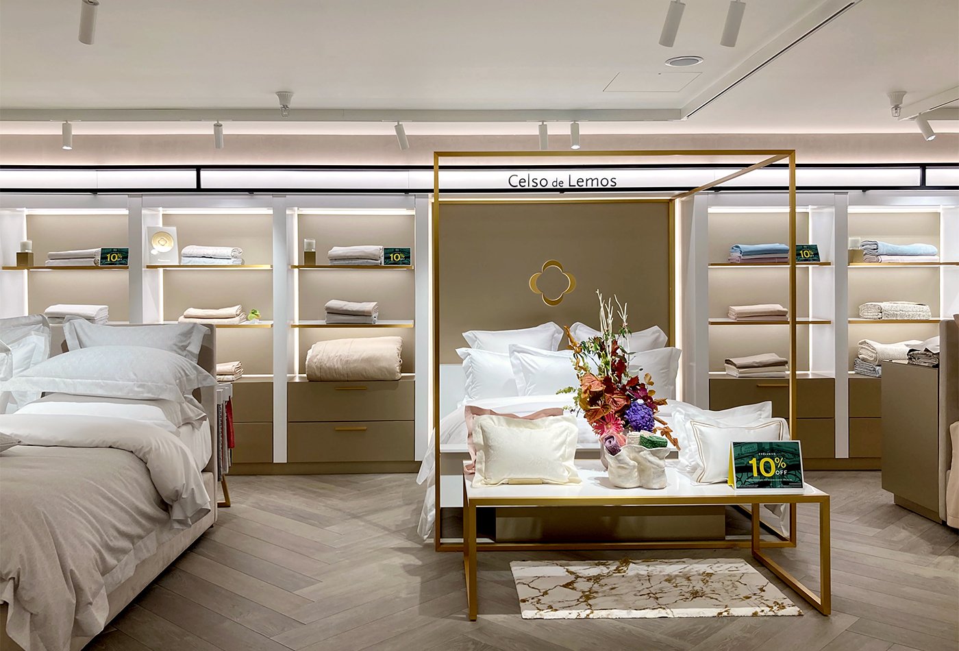 Luxury Linen Harrods, Knightsbridge London by Virgile + Partners