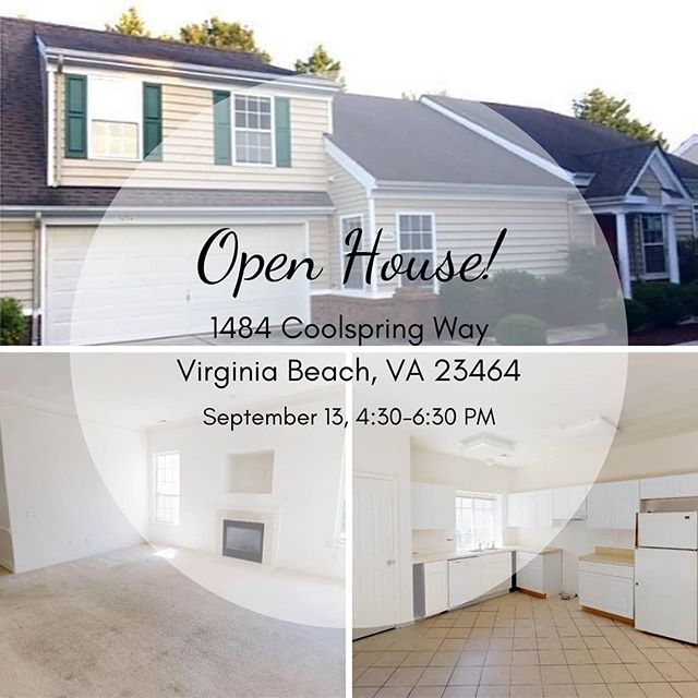 Open house! 🏡 Don't miss out on this wonderful condo!

See full details at seehamptonroadshomesnow.com

#openhouse #realestate