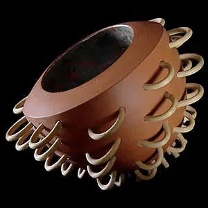 Double-Walled Cane Vase