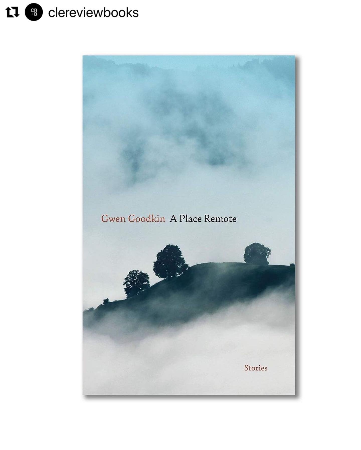 #Repost @clereviewbooks 
・・・
&ldquo;The place remote that Goodkin creates is both that out-of-the-way small town and the dreams, longings, and regrets we seclude within ourselves. Compared to the short stories that tend to get published these days, t